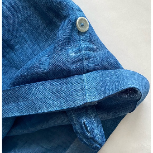 NWT Auth 120% LINO linen SHORTS/ Bermuda shorts sz S/6-8/ US-42 ITALY - Picture 10 of 15